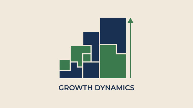 Growth Dynamics Business Graph Logo.