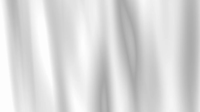 Abstract waving white textile background milk creamy oil wavy texture surface liquid pattern wave silk satin fabric cloth fluttering material animation motion design business ads wallpaper