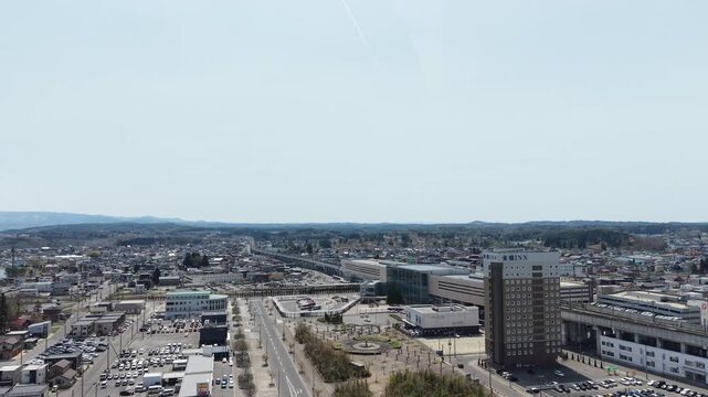AOMORI, JAPAN.Major rail hub with high speed train services April 26 2026