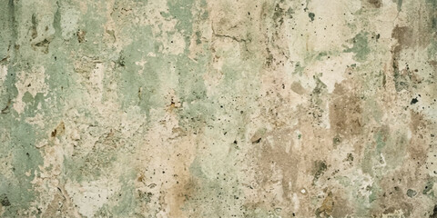 Fototapeta premium Weathered distressed wall surface with patina and peeling paint weathered distressed concrete background material architecture construction industrial backdrop structure exterior artistic