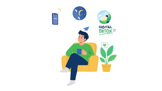 Digital Detox Relaxing at Home for Mental Wellness
