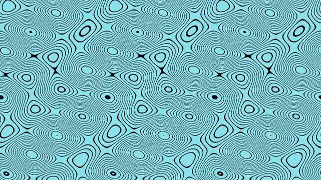 Abstract topographic lines animation light blue abstract background
