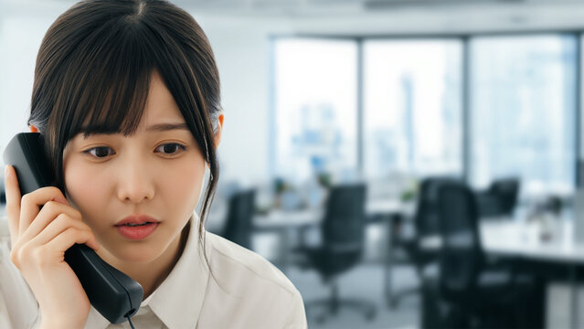 困惑する女性