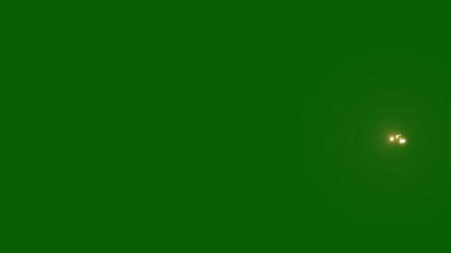 Christmas golden glitter dust wave tail isolated on green background, Shiny gold bokeh particles explosion and swoosh trail animation on chrome key, cinematic fairy glowing star dust curve fx