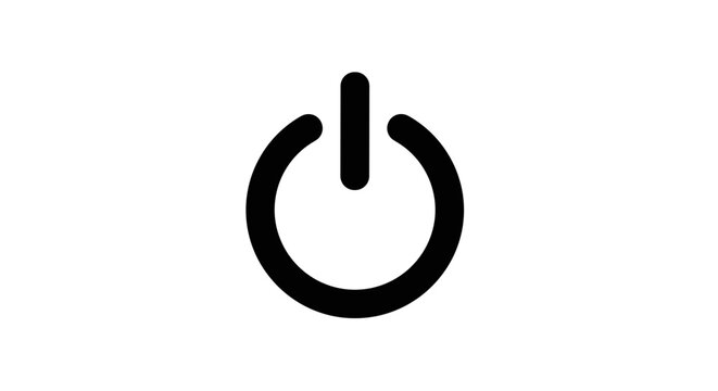 Power Button Symbol Icon.