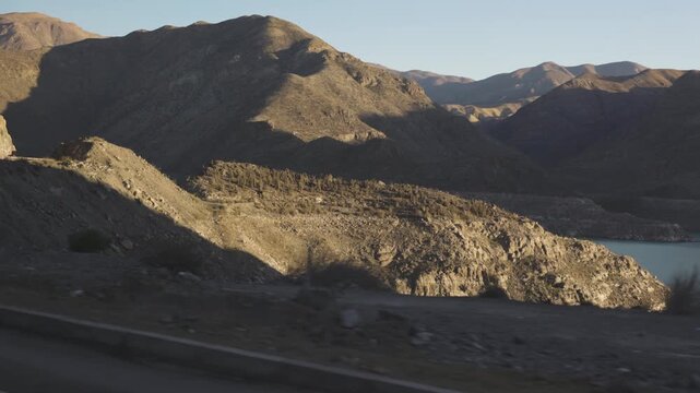 Coquimbo la serena desert road trip car driving northern chile landscape