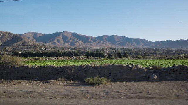 Coquimbo la serena desert road trip car driving northern chile landscape