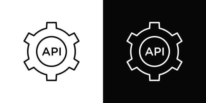 API icons Simple element collection.