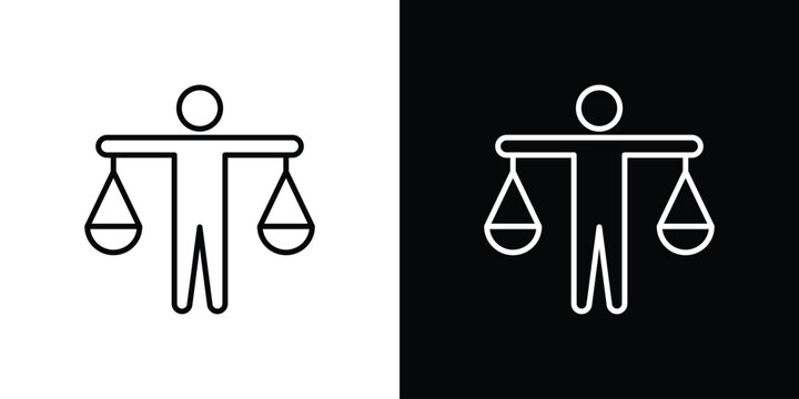 Ethics icons Simple element collection.