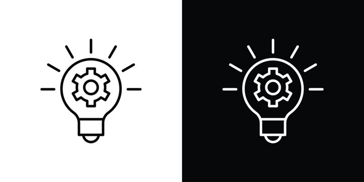 Innovation icons Simple element collection.