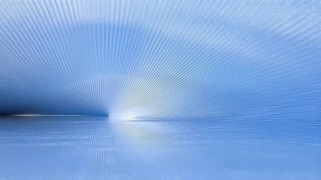 Abstract wavelike structure with lines