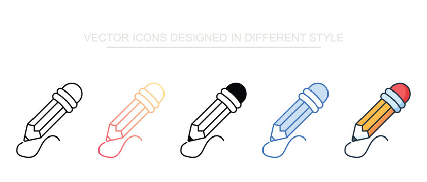 Pencil Icons Set