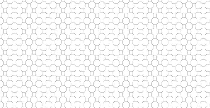 Seamless pattern of octagons and squares