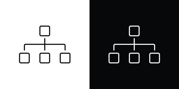 Chart tree icon symbol, best for mobile apps