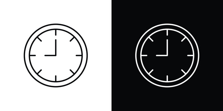 Clock nine icon symbol, best for mobile apps