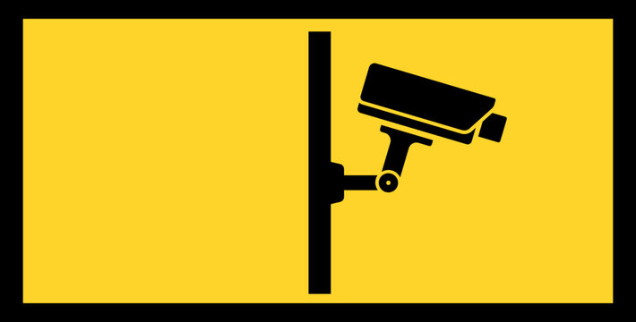 security camera vector illustration