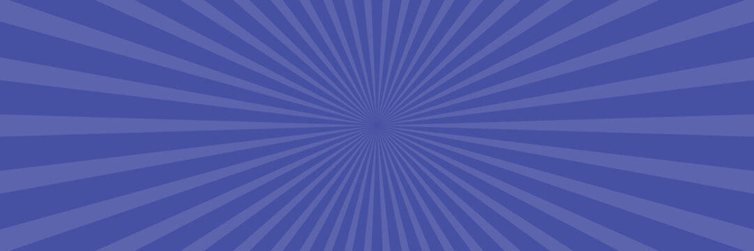 Royal blue sunburst background, with radiating beams, a retro comic, book style, radial pattern, posters, banners, and web layouts
