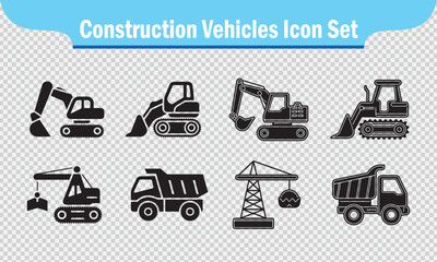 Fototapeta premium set of construction machines