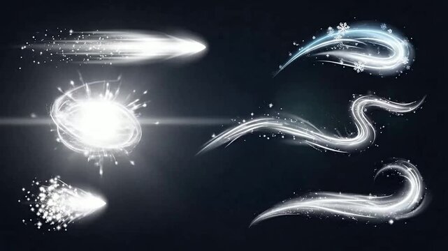 Dynamic White Light and Sparkle Effects for Creative Visuals