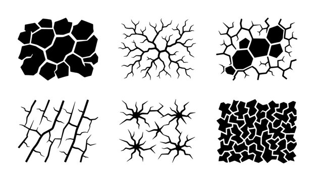Cracked Earth Textures: Dry Soil Patterns