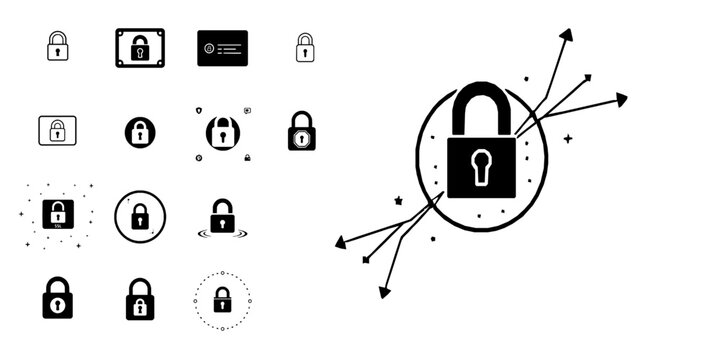 SSL Certificate Secure Website Flat Vector Icon with Clean Lines on White Background