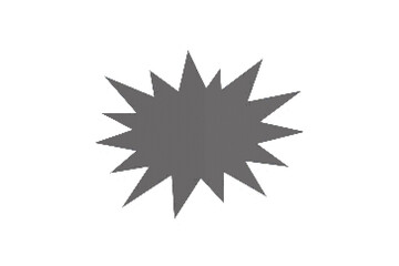Fototapeta premium Retro comic burst shape vector graphic illustration