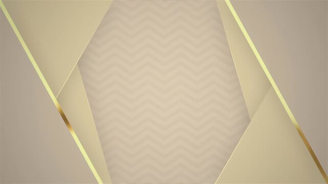Close up of a soft beige quilted fabric surface with diagonal stitching and soft shadows