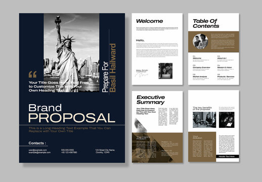Corporate Business Proposal Brochure Design