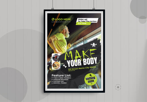 Modern Gym Promotion Flyer