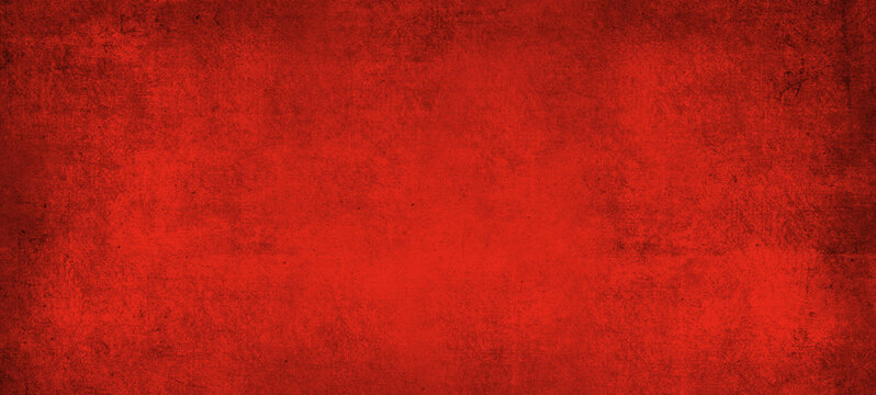 Abstract grunge red texture with rough surface and vintage distressed effect