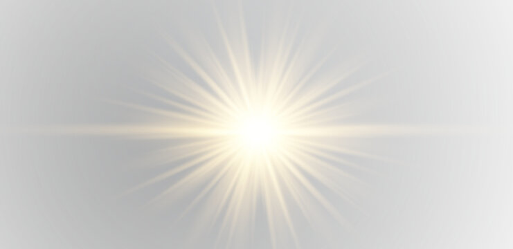 sun rays background with bright sun
