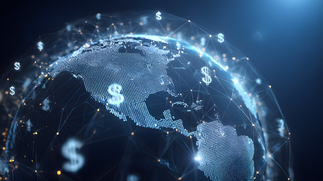 The global financial network linking worldwide economies via international money transfers, currency exchanges, digital banking transactions, facilitating cross-border business expansion