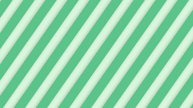 Green diagonal stripes pattern background, animated pattern, seamless looped background