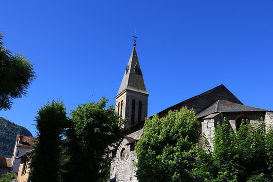 Church of Sainte-Quitterie in the municipality Tarascon-sur-Ariege, France   