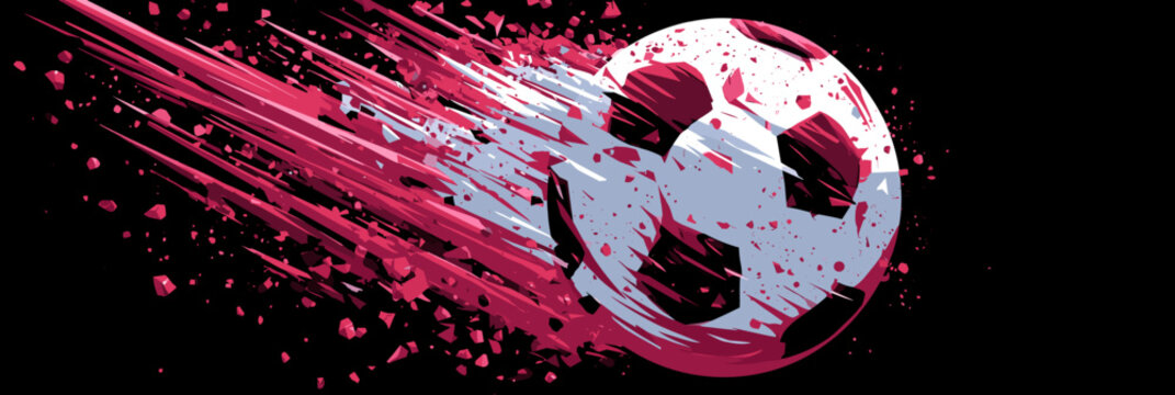 Qatar  soccer banner. Qatar football wallpaper. Dynamic national football team poster