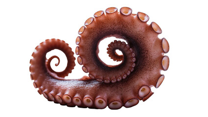 Octopus tentacle curled with suckers visible © Otillie