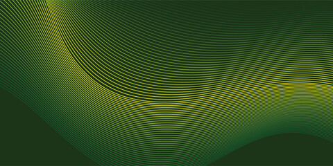 Fototapeta premium background line, abstract wave line color green, for minimalist wallpaper, cover, flayer, illustration.