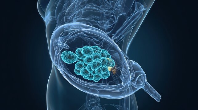 Ovarian Cancer Awareness & Medical Education - Stages, Symptoms, Diagnosis, Treatment & Screening, Clinical Visuals for Gynecologists, Patients, Medical Slides & Women&rsquo;s Health Public Campaigns