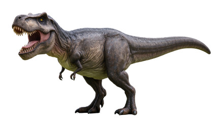 Tyrannosaurus Rex dinosaur roaring with mouth open © Isadora