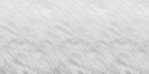 Macro shot white fur features close-up texture of soft fluffy white faux fur with gentle shadows creating cozy and luxurious abstract winter background © sutthichai