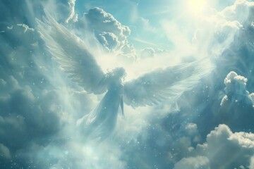 Obraz premium Arch angel sky archangel outdoors.