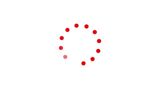 rad glow loading spinner with fading dots on black progress .animated circle loading gif video icon animation