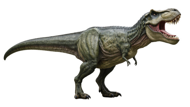 Tyrannosaurus Rex dinosaur roaring with mouth open