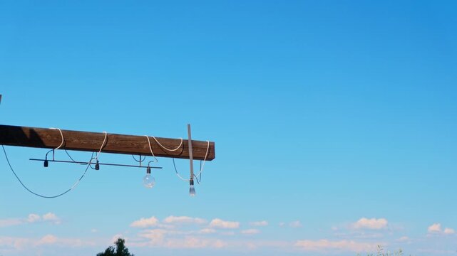 wind turbine on the sky