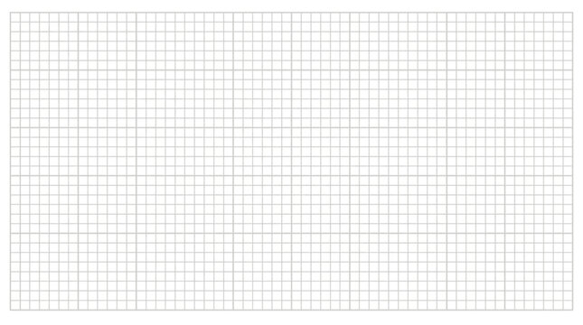 Graph paper provides a precise grid background for architectural drafting and technical design projects.