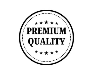 Obraz premium Premium quality label black and white sticker with genuine product guarantee