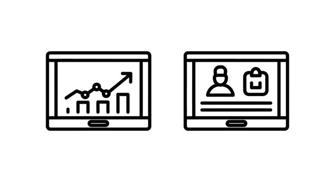 Data model deployment and deployment dashboard interface icons with deployment dashboard analytics business software interface development computer technology optimization planning