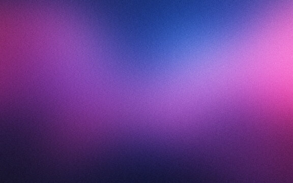 Abstract gradient background with purple blue grainy effect. Blurred texture with digital noise. 3D rendering