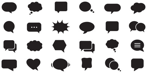 Fototapeta premium Speech bubble comic buttons for web design. Speech bubble collection. Set of speech bubble. Speech bubble comic signs. 