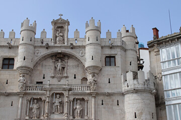 ste mary arch in burgos in spain  © frdric